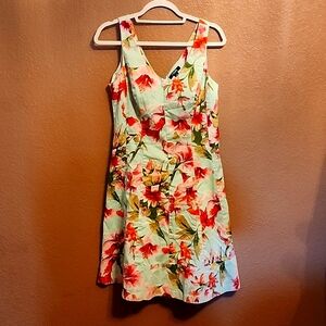 Chaps Fit and Flare Dress, size 12